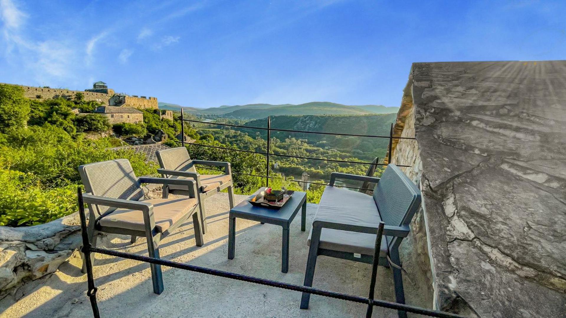 Villa Historic Pocitelj With Pool And Incredible Views On The River And Landmarks エクステリア 写真