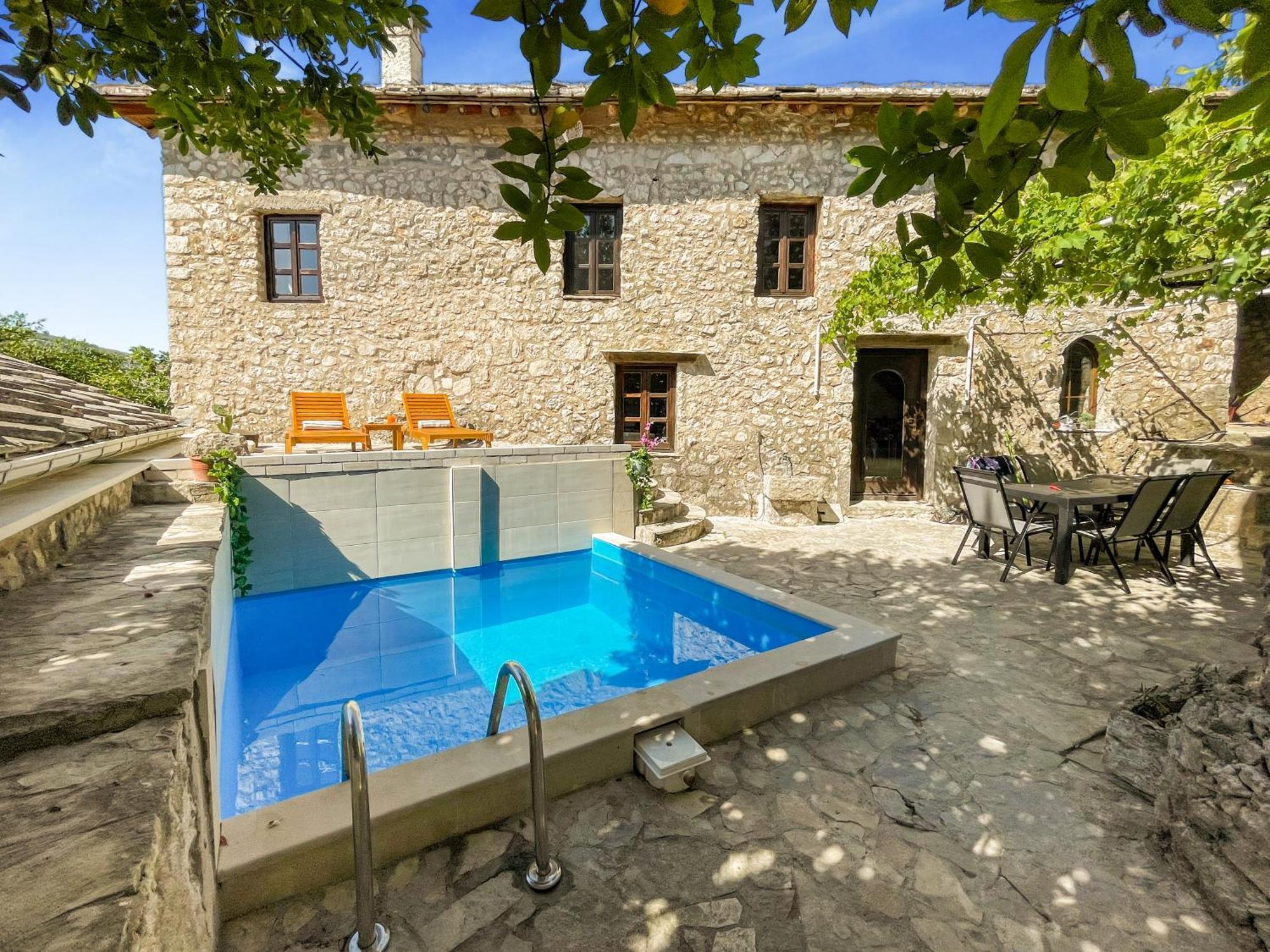 Villa Historic Pocitelj With Pool And Incredible Views On The River And Landmarks エクステリア 写真
